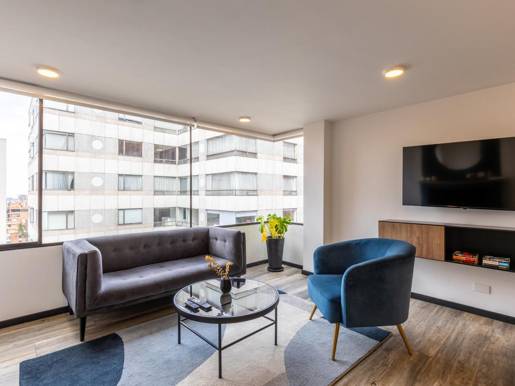 보고타 Penthouse Chicala Colombian Experience In Parque Virrey 아파트 외부 사진