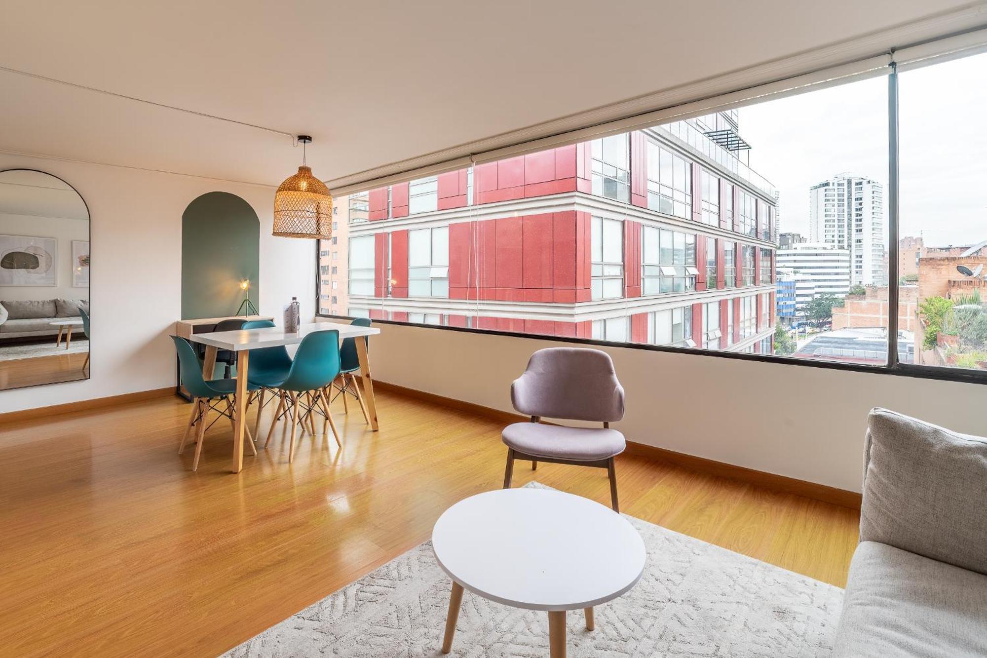 보고타 Penthouse Chicala Colombian Experience In Parque Virrey 아파트 외부 사진